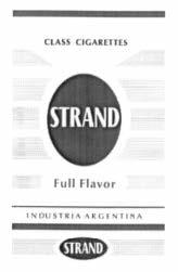 STRAND CLASS CIGARETTES FULL FLAVOR INDUSTRIA ARGENTINA STRAND