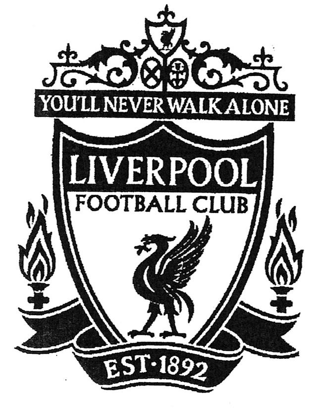 LIVERPOOL FOOTBALL CLUB  YOU'LL NEVER WALK ALONE EST-1892