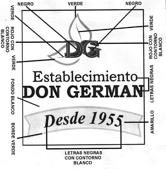DG ESTABLECIMIENTO DON GERMAN DESDE 1955