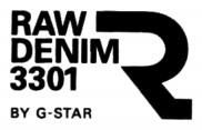 RAW DENIM 3301 BY G-STAR