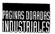 PAGINAS DORADAS INDUSTRIALES