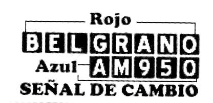 BELGRANO AM950 SEÑAL DE CAMBIO