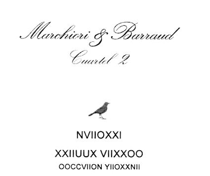 MARCHIORI & BARRAUD CUARTEL 2