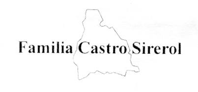 FAMILIA CASTRO SIREROL