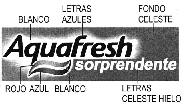 AQUAFRESH SORPRENDENTE