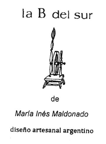 LA B DEL SUR DE MARIA INES MALDONADO DISEÑO ARTESANAL ARGENTINO