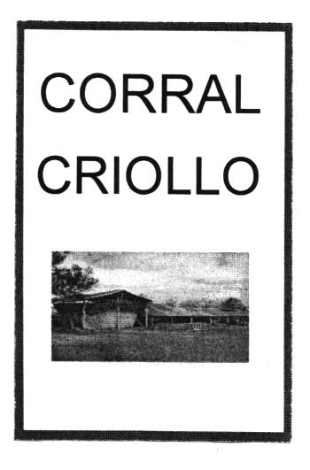 CORRAL CRIOLLO