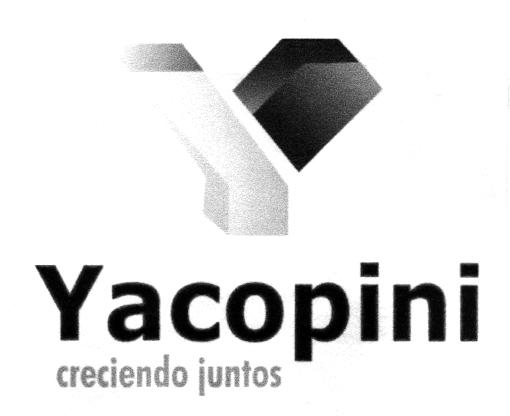 Y YACOPINI CRECIENDO JUNTOS