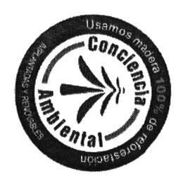 USAMOS MADERA 100% DE REFORESTACION CONCIENCIA AMBIENTAL IMPLANTADAS Y RENOVABLES