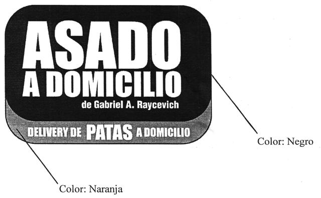 ASADO A DOMICILIO DE GABRIEL A. RAYCEVICH DELIVERY DE PATAS A DOMICILIO