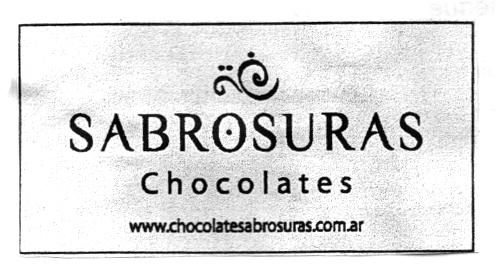 SABROSURAS CHOCOLATES WWW.CHOCOLATESABROSURAS.COM.AR