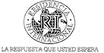 RI RESIDENCIA INTERNACIONAL LA RESPUESTA QUE USTED