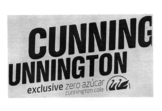 CUNNINGTON EXCLUSIVE ZERO AZUCAR CUNNINGTON COLA