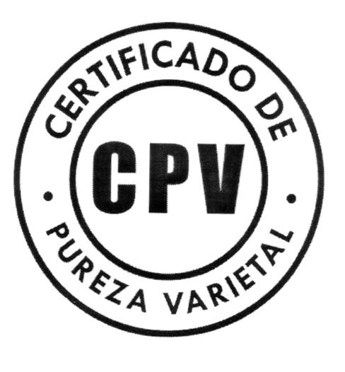 CPV CERTIFICADO DE PUREZA VARIETAL