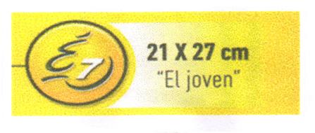 E7 21 X 27 CM EL JOVEN