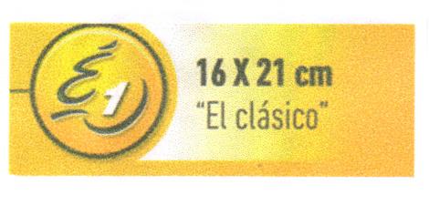 E1 16 X 21 CM EL CLASICO