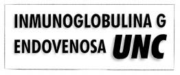 INMUNOGLOBINA G ENDOVENOSA UNC