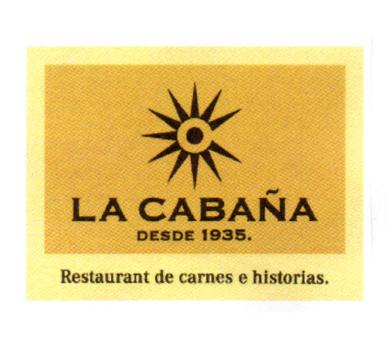 LA CABAÑA DESDE 1935 RESTAURANT DE CARNES E HISTORIAS