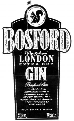 BOSFORD LONDON EXTRA DRY GIN BOSFORD GIN