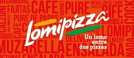 LOMIPIZZA UN LOMO ENTRE DOS PIZZAS FAJITAS CAFE GOURMET PURE MEDALLON DE CARNE FUGAZETTA BIFE ARROZ PRIMAVERA PURE DE PAPAS BONDIOLA  DELIVERY MUZZARELLA ENSALADA