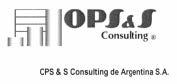 OPS&S CONSULTING OPS & S CONSULTING DE ARGENTINA S.A.