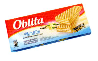 OBLITA RELLENO SABOR VAINILLA