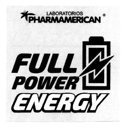 LABORATORIOS PHARMAMERICAN  FULL POWER ENERGY