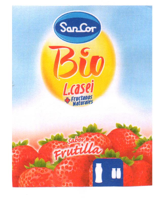 SANCOR BIO L.CASEI + FRUCTANOS NATURALES SABOR FRUTILLA