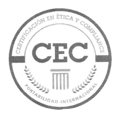 CEC CERITFICACION EN ETICA Y COMPLIANCE PORTABILIDAD INTERNACIONAL