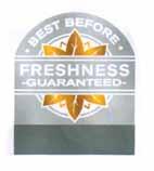 BEST BEFORE FRESHNESS GUARANTEED