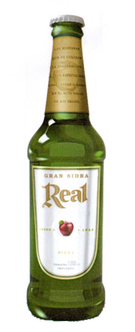 GRAN SIDRA REAL DESDE 1888 CONTENIDO NETO 1000 ML INDUSTRIA ARGENTINA