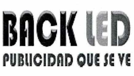 BACK LED. PUBLICIDAD QUE SE VE