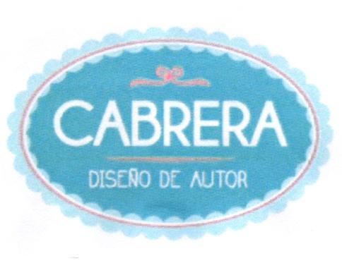 CABRERA DISEÑO DE AUTOR