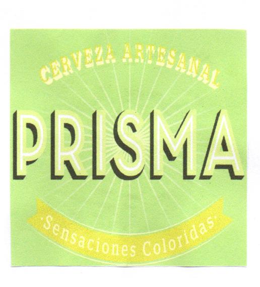 CERVEZA ARTESANAL PRISMA SENSACIONES COLORIDAS