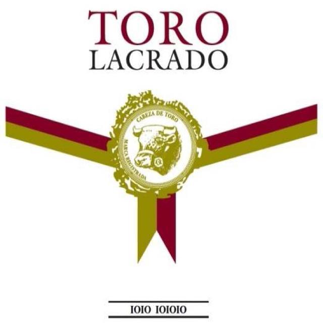 TORO LACRADO CABEZA DE TORO MARCA REGISTRADA