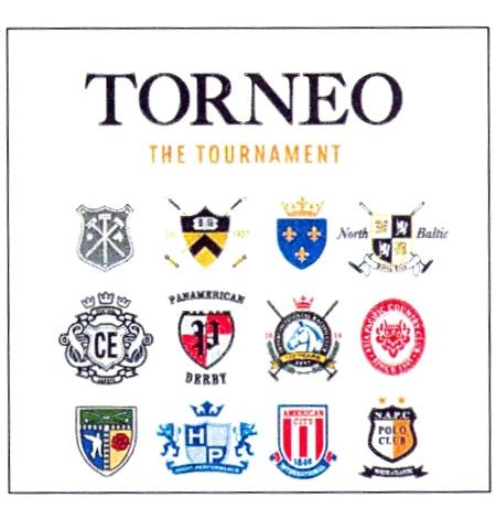 TORNEO THE TOURNAMENT EST.1927 NORTH BALTIC CE PANMERICAN  DERBY HP AMERICAN CITY 1848 N.A.P.C. POLO CLUB