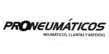 PRONEUMATICOS NEUMATICOS LLANTAS Y BATERIAS