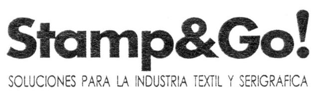 STAMP&GO! SOLUCIONES PARA LA INDUSTRIA TEXTIL Y SERIGRAFICA