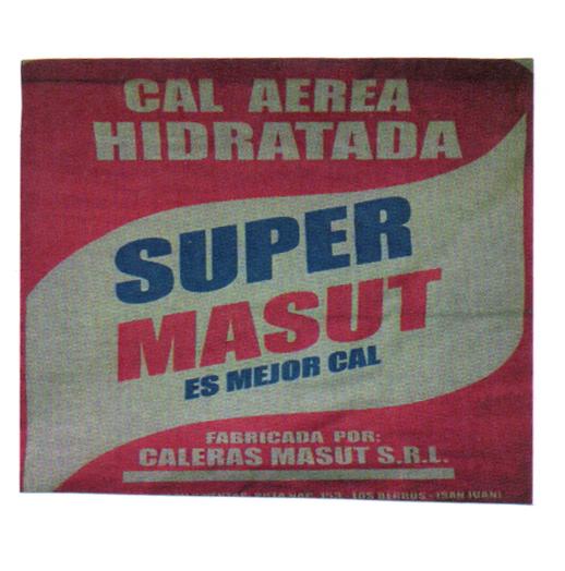 SUPER MASUT ES MEJOR CAL CAL AEREA HIDRATADA FABRICADA POR CALERAS MASUT S.R.L.