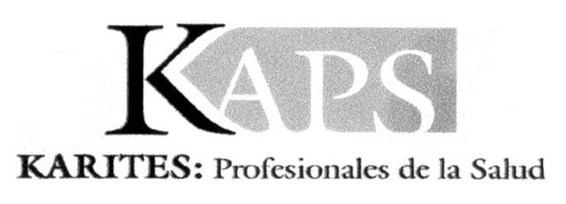 KAPS KARITES: PROFESIONALES DE LA SALUD