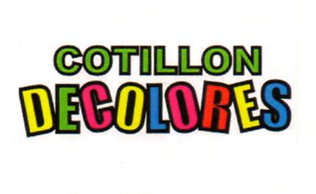 COTILLON DE COLORES