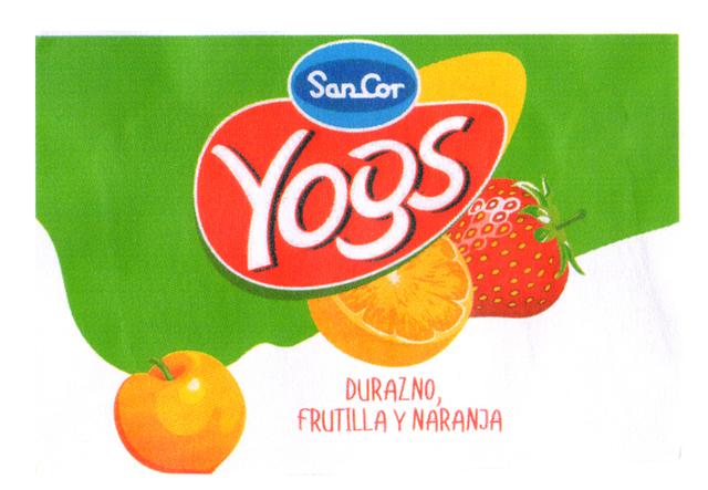 SANCOR YOGS DURAZNO, FRUTILLA Y NARANJA