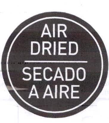 AIR DRIED SECADO A AIRE