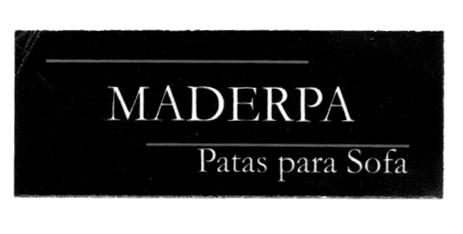 MADERPA PATAS PARA SOFA