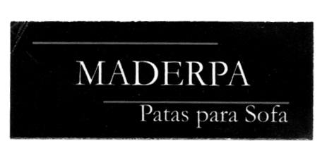 MADERPA PATAS PARA SOFA