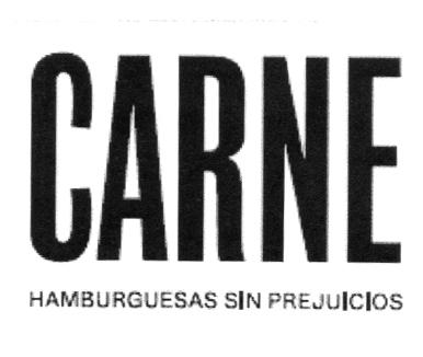 CARNE HAMBURGUESAS SIN PREJUICIOS