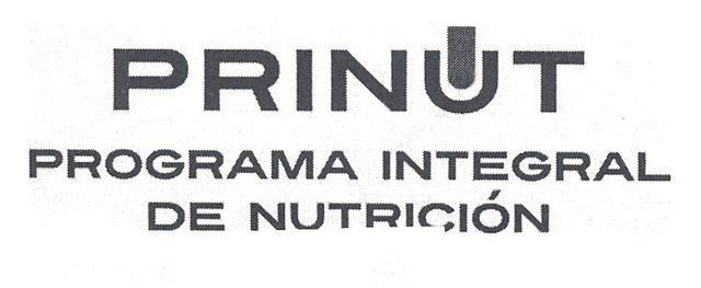 PRINUT PROGRAMA INTEGRAL DE NUTRICIÓN