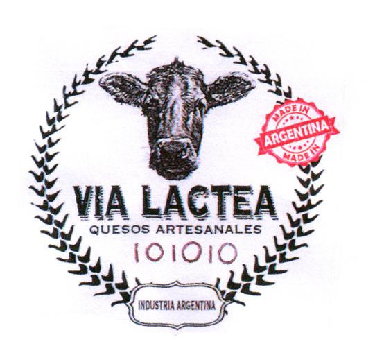 VIA LACTEA QUESOS ARTESANALES INDUSTRIA ARGENTINA MADE IN ARGENTINA