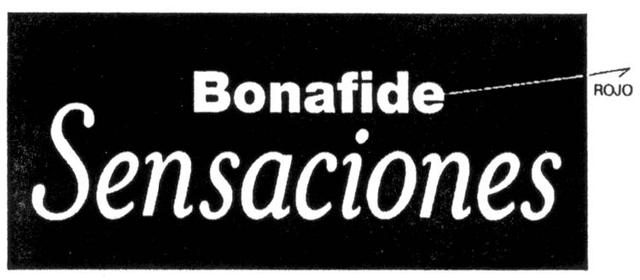 BONAFIDE SENSACIONES