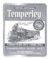 CERVEZA ARTESANAL TEMPERLEY ESTILO PITRANTO P&M DESDE 2015 ELABORADA CON AGUA, MALTA, LEVADURA, LUPULO CONTENIDO NETO 355 ML. - VOL. 4.59  % - IBU 33  INDUSTRIA ARGENTINA PROHIBIDA LA VENTA A MENORES DE 18 AÑOS